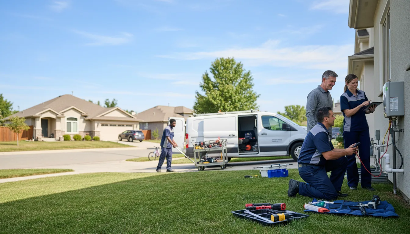 Tankless water heater service in Union, MI